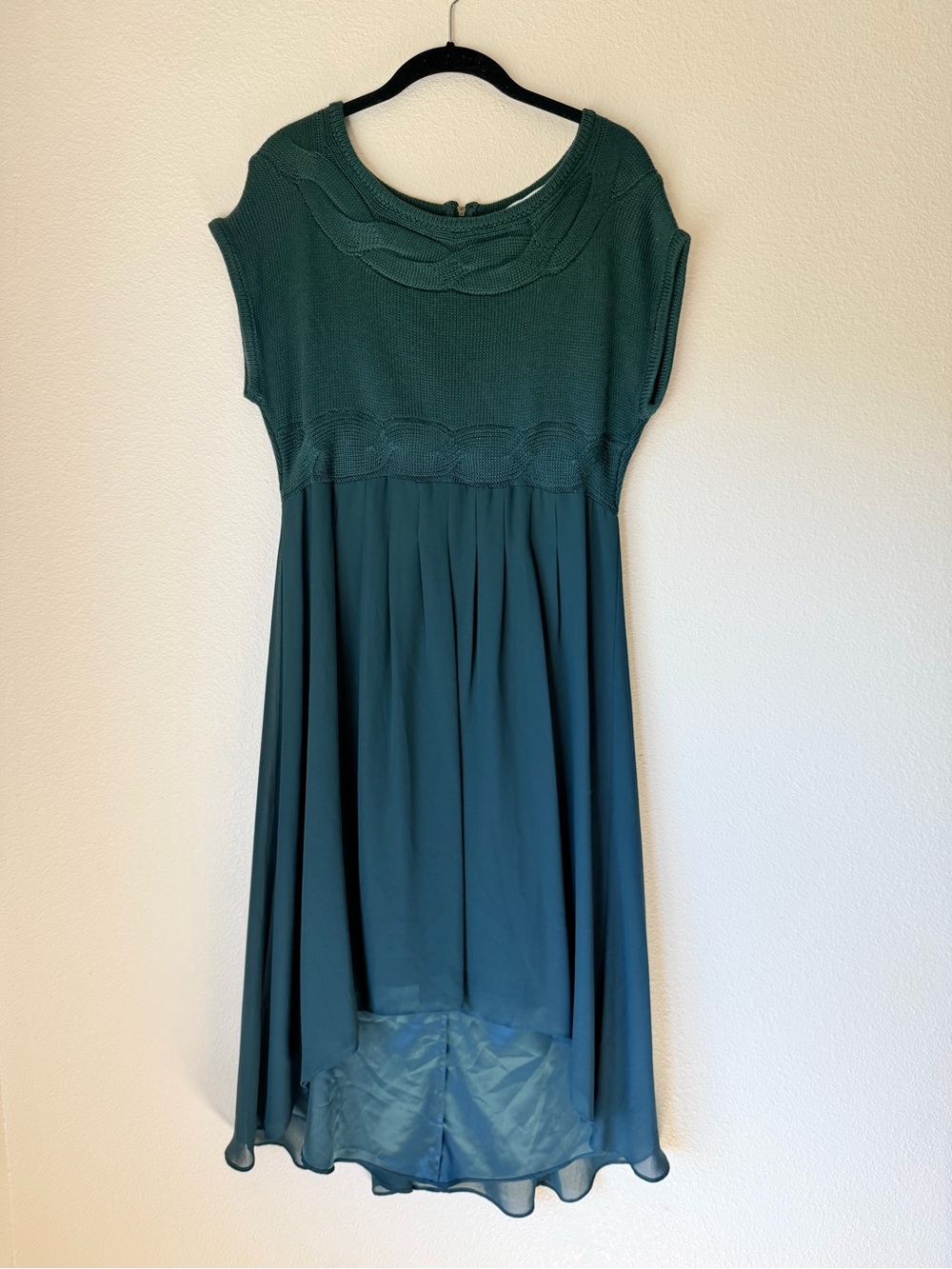 Jessica Simpson Twofer Midi Dress, size 12, Whimsigoth, Academia